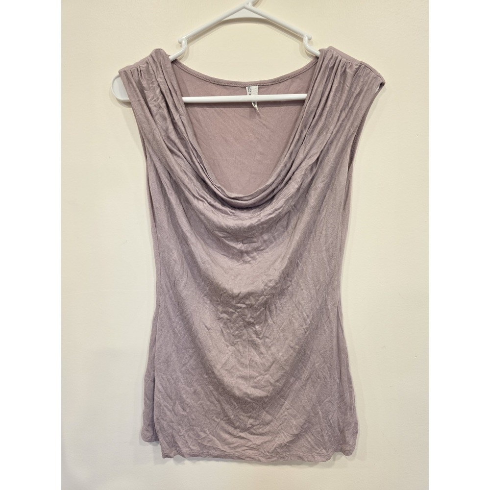 Studio Y Cowl Neck Top Size Small Soft Girl Minimalist Romantic Feminine